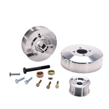 गैलरी व्यूवर में इमेज लोड करें, BBK 97-04 Ford F150 Expedition 4.6 5.4 Underdrive Pulley Kit - Lightweight CNC Billet Aluminum (3pc)