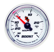 Carica l&#39;immagine nel visualizzatore di Gallery, Autometer C2 52mm 30 PSI Mechanical Boost and Vacuum Gauge