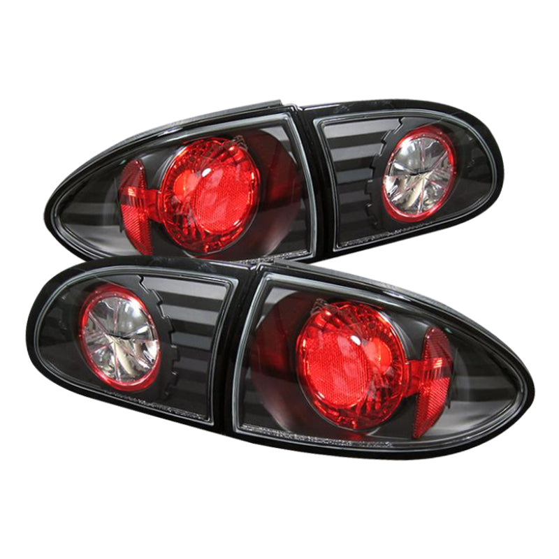 Spyder Chevy Cavalier 95-02 Euro Style Tail Lights Black ALT-YD-CCAV95-BK