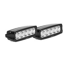 Carica l&#39;immagine nel visualizzatore di Gallery, Westin Fusion5 LED Light Bar Single Row 5.5 inch Flex w/3W Epistar (Set of 2) - Black