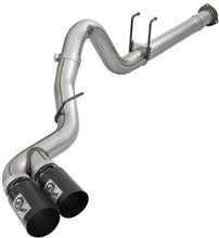 Cargar imagen en el visor de la galería, aFe Power 15-16 Ford F250/F350 6.7L Diesel Rebel XD 4in 409 SS DPF-Back Exhaust System - Black Tips