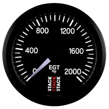 Laden Sie das Bild in den Galerie-Viewer, Autometer Stack 52mm 0-2000 Deg F Pro Stepper Motor Exhaust Gas Temp Gauge - Black