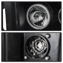 Load image into Gallery viewer, Spyder Dodge Ram 1500 02-05 03-05 Projector Headlights CCFL Halo LED Blk PRO-YD-DR02-CCFL-BK