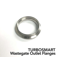 Laden Sie das Bild in den Galerie-Viewer, Ticon Industries Turbosmart 40mm Comp-Gate Titanium Outlet Flange for 1.5in Tubing