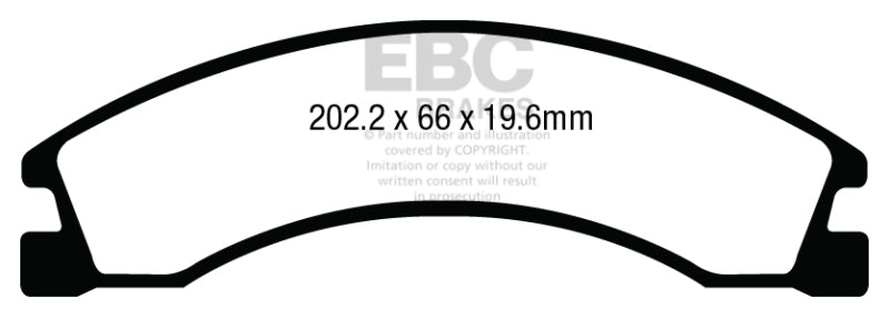 EBC 08+ Ford Econoline E450 Greenstuff Rear Brake Pads