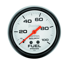 Carica l&#39;immagine nel visualizzatore di Gallery, Autometer Phantom 66.7mm 0-100 PSI Mechanical Fuel Pressure Gauge