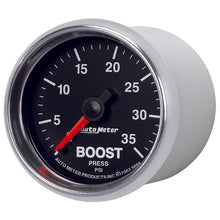 Laden Sie das Bild in den Galerie-Viewer, AutoMeter GS 2 1/16 inch 35PSI Mechanical Boost Gauge