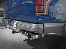 Carica l&#39;immagine nel visualizzatore di Gallery, aFe MACH Force-Xp 3in to 3-1/2in 304 SS Cat-Back Exhaust w/Black Tip 17-18 Ford F-150 Raptor V6 3.5L