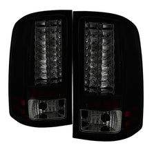 Carica l&#39;immagine nel visualizzatore di Gallery, Spyder GMC Sierra 07-13 (Not 3500 Dually 4 Rear Wheels)LED Tail Lights Blk Smke ALT-YD-GS07-LED-BSM