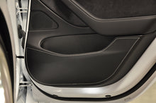 Laden Sie das Bild in den Galerie-Viewer, Revel GT Design Kick Panel Cover (White Stitch) 16-19 Tesla Model 3 - 4 Pieces