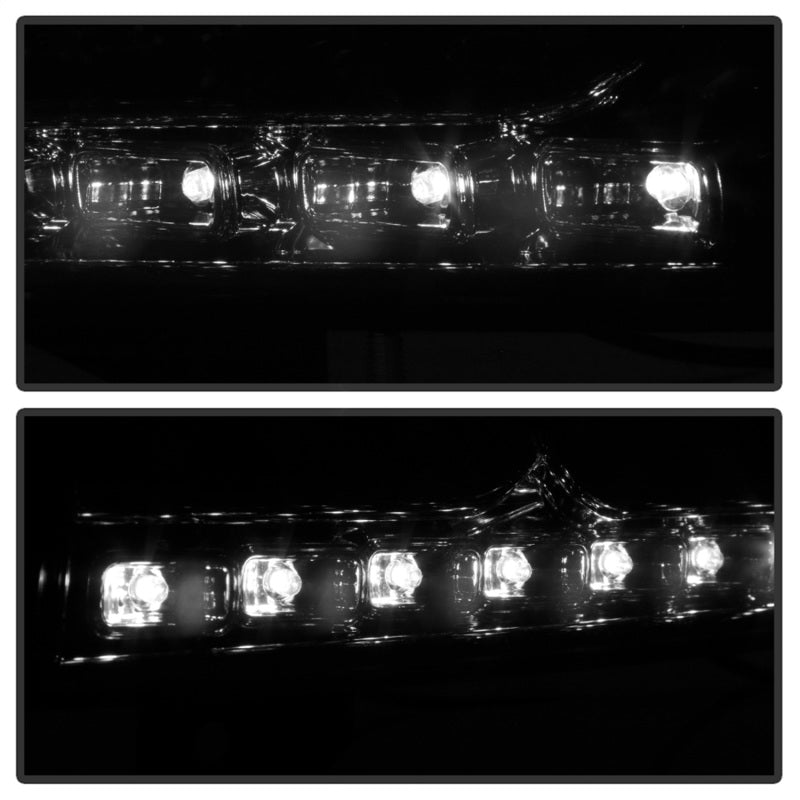 Xtune Dodge Charger 06-10 1Pc LED Crystal Headlights Chrome HD-ON-DCH05-1PC-LED-C