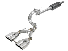 Cargar imagen en el visor de la galería, aFe Rebel Series 2.5in 304 SS Cat-Back Exhaust w/ Polished Tip 18-20 Jeep Wrangler (JL)