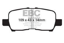 गैलरी व्यूवर में इमेज लोड करें, EBC 05-09 Buick Allure (Canada) 3.6 Ultimax2 Rear Brake Pads