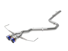 Laden Sie das Bild in den Galerie-Viewer, aFe Takeda Exhaust Cat-Back 19-20 Hyundai Veloster 304SS Blue Flame Dual Tips Exhaust