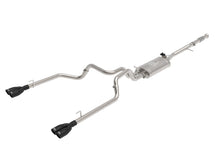 Cargar imagen en el visor de la galería, aFe Gemini XV 3in 304 SS Cat-Back Exhaust w/ Cutout 19-21 GM Silverado/Sierra 1500 V8- w/ Black Tips