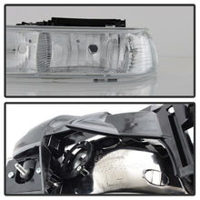 Carica l&#39;immagine nel visualizzatore di Gallery, Xtune Chevy TahOE 00-06 Amber Crystal Headlights Chrome HD-JH-CSIL99-C