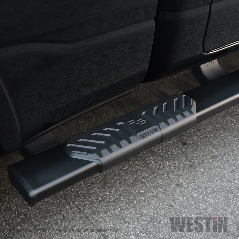 Westin 19-21 Ram 1500 Crew Cab R5 M-Series Wheel-to-Wheel Nerf Step Bars - Black