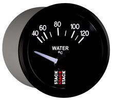 Carica l&#39;immagine nel visualizzatore di Gallery, Autometer 52mm Stack Instruments 40-120 Degree C Electric Water Temperature Gauge - Black