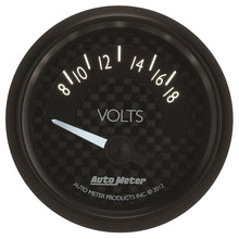 Laden Sie das Bild in den Galerie-Viewer, Autometer GT Series 52mm Short Sweep Electronic 8-18 Volts Voltmeter