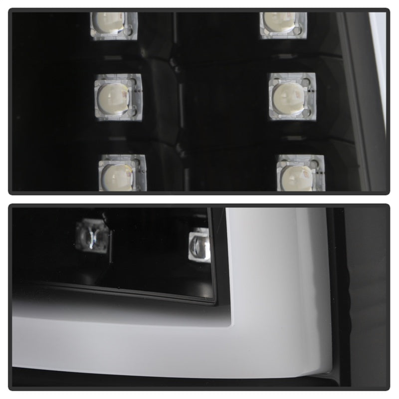 Spyder 99-02 GM Silverado (Does Not Fit Stepside) LED Tail Lights -All Black ALT-YD-CS99V2-LED-BKV2