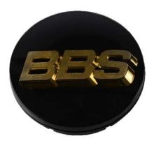 गैलरी व्यूवर में इमेज लोड करें, BBS Center Cap 70.6mm Black/Gold (3-tab) (56.24.073)