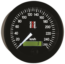 Load image into Gallery viewer, Autometer Stack 88mm 0-260 KM/H Electronic Speedometer - Black