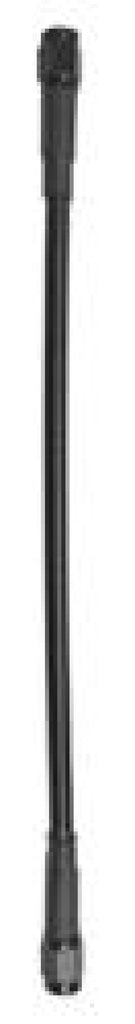 Fragola -3AN Black Covered Assembly Straight x Straight 36in