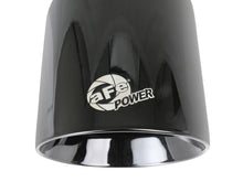 Cargar imagen en el visor de la galería, aFe MACH Force-Xp 409 SS Clamp-On Exhaust Tip 2.5in. Inlet / 4.5in. Outlet / 9in. L - Black