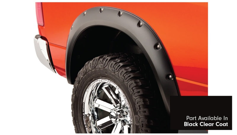 Bushwacker 16-18 Dodge Ram 1500 Fleetside Pocket Style Flares 4pc 67.4/76.3/96.3in Bed - Black CC