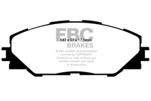 Charger l&#39;image dans la galerie, EBC 09-10 Pontiac Vibe 2.4 2WD Yellowstuff Front Brake Pads