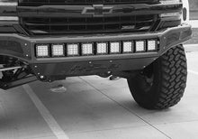 Cargar imagen en el visor de la galería, N-Fab M-RDS Front Bumper 16-17 Chevy Silverado - Gloss Black w/Silver Skid Plate