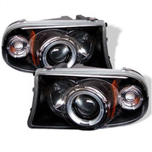 Load image into Gallery viewer, Spyder Dodge Dakota 97-04/Durango 98-03 1PC Projector Headlights LED Halo LED Blk PRO-YD-DDAK97-BK