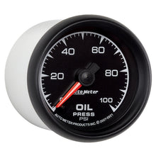 Laden Sie das Bild in den Galerie-Viewer, Autometer ES 52mm 0-100 PSI Mechanical Oil Pressure Gauge