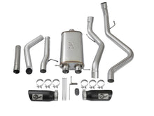 Carica l&#39;immagine nel visualizzatore di Gallery, aFe MACH Force-Xp 3in CB SS Dual Exhaust w/Black Tips 09-16 GM Silverado/Sierra 4.3L/4.8L/5.3L