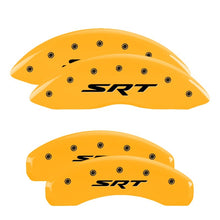 गैलरी व्यूवर में इमेज लोड करें, MGP 4 Caliper Covers Engraved Front &amp; Rear MGP Yellow finish black ch