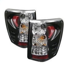 गैलरी व्यूवर में इमेज लोड करें, Spyder Jeep Grand Cherokee 99-04 LED Tail Lights Version 2 Black ALT-YD-JGC99-LED-BK-G2