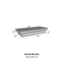 गैलरी व्यूवर में इमेज लोड करें, Westin/Brute Full Lid Mid Size/Down Size XOver LB &amp; SB wide &amp; shallow - Aluminum