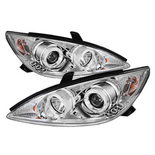 Load image into Gallery viewer, Spyder Toyota Camry 02-06 Projector Headlights LED Halo LED Chrome High H1 Low H1 PRO-YD-TCAM02-HL-C