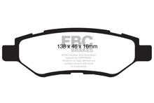 Laden Sie das Bild in den Galerie-Viewer, EBC 08-13 Cadillac CTS 3.0 Greenstuff Rear Brake Pads