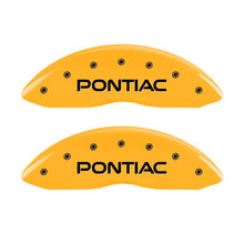 गैलरी व्यूवर में इमेज लोड करें, MGP 4 Caliper Covers Engraved Front Pontiac Rear Gxp Yellow Finish Black Char 2008 Pontiac G8