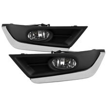 Cargar imagen en el visor de la galería, Spyder 17-18 Honda CRV OEM Chrome Trim Fog Lights w/Switch &amp; Cover - Clear (FL-HCRV2017-C)