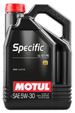 Motul 5L OEM Synthetic Engine Oil Specific LL-01 FE 5W-30 - Case of 4