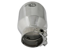 Laden Sie das Bild in den Galerie-Viewer, aFe MACH Force-Xp 304 SS Clamp-On Exhaust Tip 2.5in. Inlet / 4in. Outlet / 6in. L - Polished