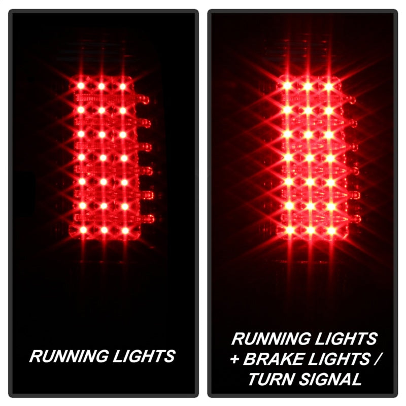 Xtune Hummer H3 06-09 ( Non H3T ) LED Tail Lights Chrome ALT-ON-HH306-LED-C