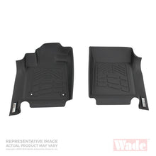 गैलरी व्यूवर में इमेज लोड करें, Westin 2002-2008 Dodge Ram Reg/Quad/Crew Cab 4WD Wade Sure-Fit Floor Liners Front - Black