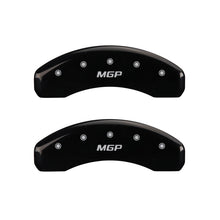 Carica l&#39;immagine nel visualizzatore di Gallery, MGP Rear set 2 Caliper Covers Engraved Rear MGP Black finish silver ch