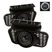 Load image into Gallery viewer, Spyder Chevy Silverado 03-05Halo Projector Fog Lights w/Switch Smoke FL-P-CSIL03-HL-SM