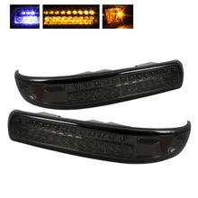 Carica l&#39;immagine nel visualizzatore di Gallery, Xtune Chevy Silverado 99-02 LED Amber Bumper Lights Smoke CBL-CS99-LED-SM