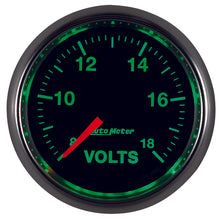 Laden Sie das Bild in den Galerie-Viewer, Autometer GS Series 2-1/16in Voltmeter 18V Electrical Gauge Full Sweep