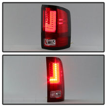 Cargar imagen en el visor de la galería, Spyder GMC Sierra 2016-2017 Light Bar LED Tail Lights - Red Clear ALT-YD-GS16-LED-RC